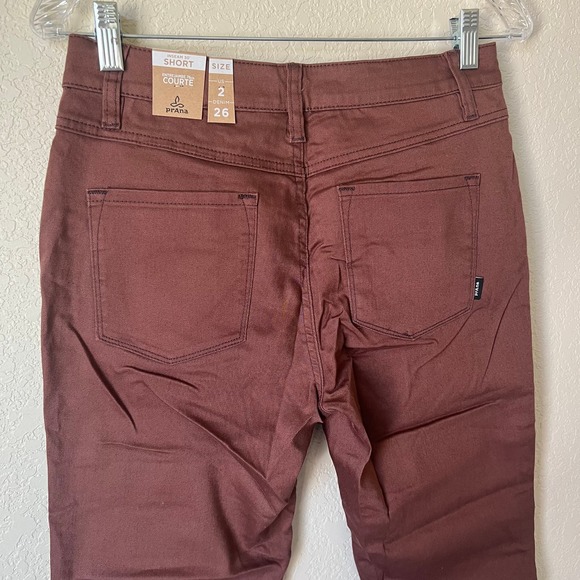 NWT prAna Kayla High Rise Jean, "Manzanita" Red, Size 2 SHORT - Picture 6 of 13